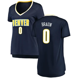Women's Christian Braun Denver Nuggets Navy Fast Break Jersey - Icon Edition