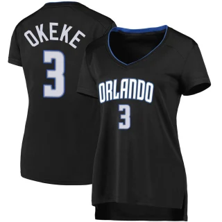 Women's Chuma Okeke Orlando Magic Black Fast Break 2019 Jersey - Icon Edition