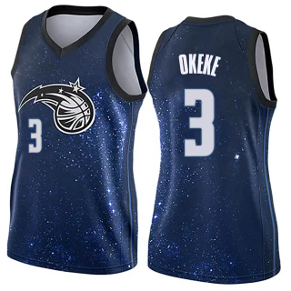 Women's Chuma Okeke Orlando Magic Blue Swingman Jersey - City Edition