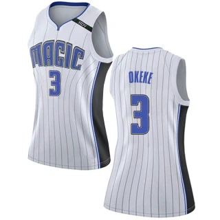 Women's Chuma Okeke Orlando Magic White Swingman Jersey - Association Edition
