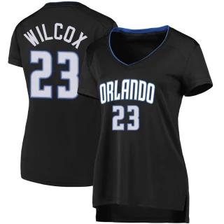 Women's C.J. Wilcox Orlando Magic Black Fast Break 2019 Jersey - Icon Edition