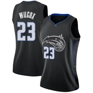 Women's C.J. Wilcox Orlando Magic Black Swingman 2018/19 Jersey - City Edition