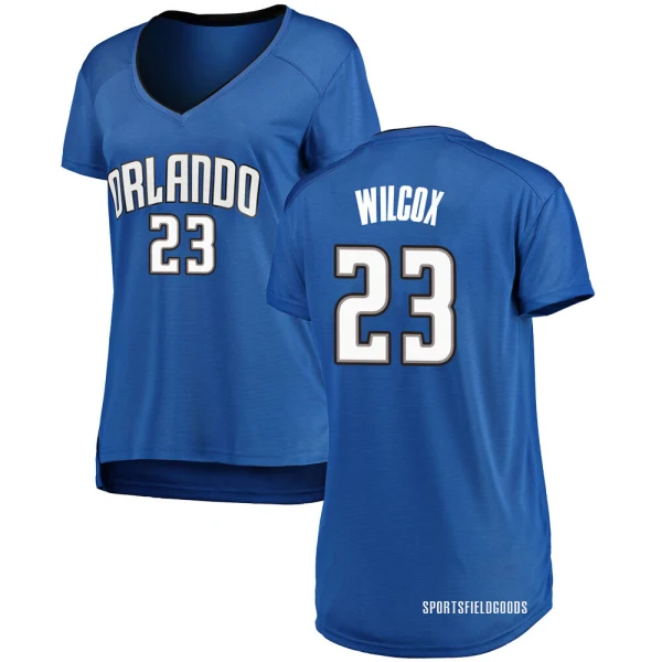 Women's C.J. Wilcox Orlando Magic Royal Fast Break Jersey - Icon Edition