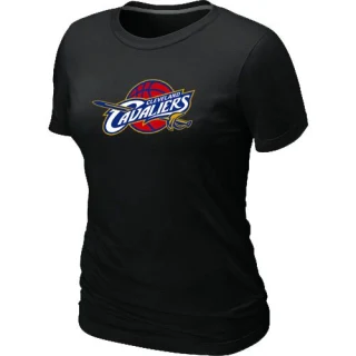 Women's Cleveland Cavaliers Black Big & Tall Primary Logo T-Shirt -