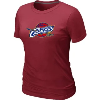 Women's Cleveland Cavaliers Red Big & Tall Primary Logo T-Shirt -