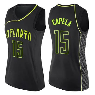 Women's Clint Capela Atlanta Hawks Black Swingman City Edition Jersey