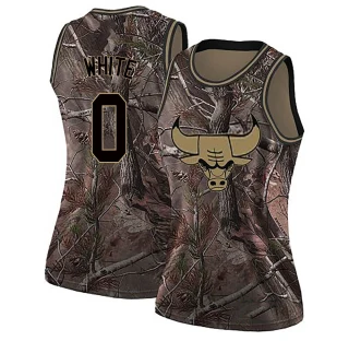 Women's Coby White Chicago Bulls White Swingman Camo Realtree Collection Jersey