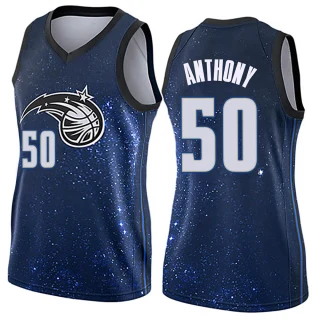 Women's Cole Anthony Orlando Magic Blue Swingman Jersey - City Edition