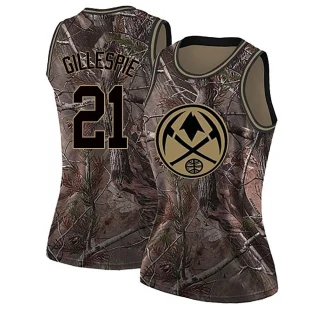 Women's Collin Gillespie Denver Nuggets Camo Swingman Realtree Collection Jersey