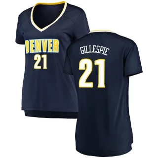 Women's Collin Gillespie Denver Nuggets Navy Fast Break Jersey - Icon Edition