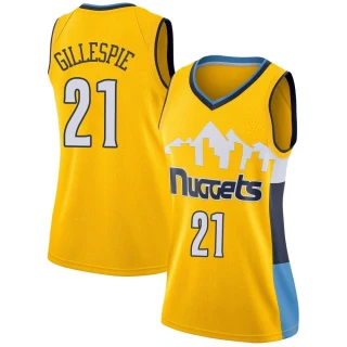 Women's Collin Gillespie Denver Nuggets Yellow Swingman Jersey - Statement Edition