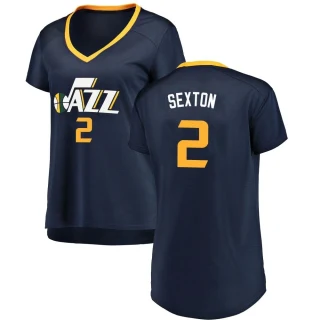 Women's Collin Sexton Utah Jazz Navy Fast Break Jersey - Icon Edition