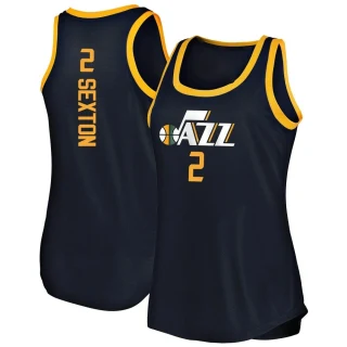 Women's Collin Sexton Utah Jazz Navy Fast Break Tank Jersey - Icon Edition