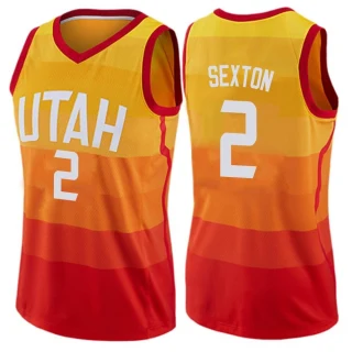 Women's Collin Sexton Utah Jazz Orange Swingman Jersey - City Edition
