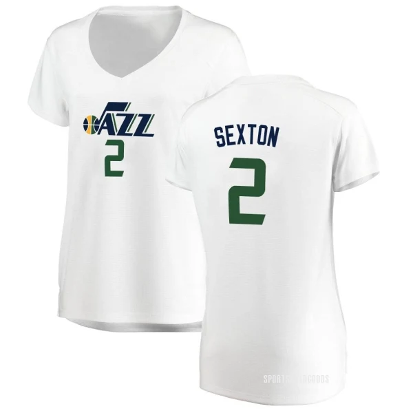 Women's Collin Sexton Utah Jazz White Fast Break Jersey - Association Edition