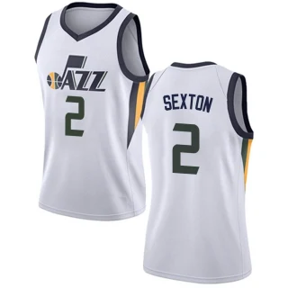 Women's Collin Sexton Utah Jazz White Swingman Jersey - Association Edition