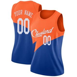 Women's Custom Cleveland Cavaliers Blue Swingman Custom 2018/19 Jersey - City Edition