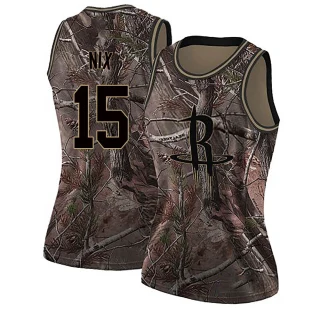 Women's Daishen Nix Houston Rockets Camo Swingman Realtree Collection Jersey