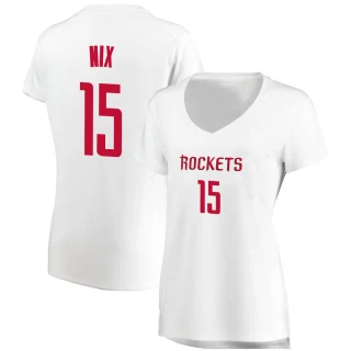 Women's Daishen Nix Houston Rockets White Fast Break Jersey - Association Edition