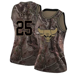 Women's Dalen Terry Chicago Bulls Camo Swingman Realtree Collection Jersey