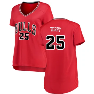 Women's Dalen Terry Chicago Bulls Red Swingman Jersey - Icon Edition