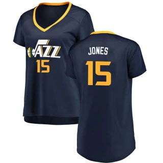 Women's Damian Jones Utah Jazz Navy Fast Break Jersey - Icon Edition