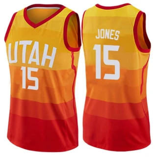 Women's Damian Jones Utah Jazz Orange Swingman Jersey - City Edition
