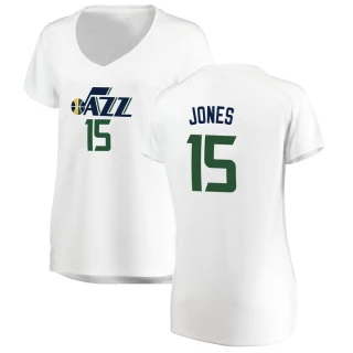 Women's Damian Jones Utah Jazz White Fast Break Jersey - Association Edition