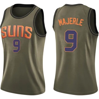 Women's Dan Majerle Phoenix Suns Green Swingman Salute to Service Jersey