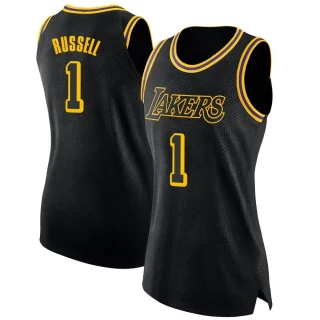 Women's D'Angelo Russell Los Angeles Lakers Black Swingman Jersey - City Edition