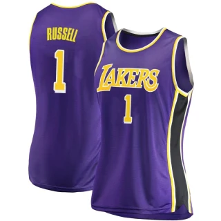Women's D'Angelo Russell Los Angeles Lakers Purple Swingman 2018/19 Jersey - Statement Edition