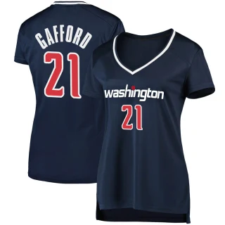Women's Daniel Gafford Washington Wizards Navy Fast Break Jersey - Statement Edition
