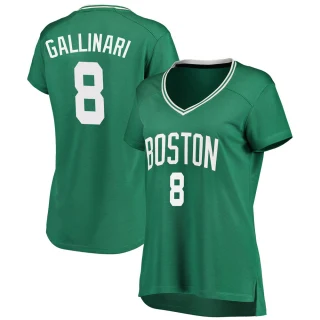 Women's Danilo Gallinari Boston Celtics Green Fast Break Icon Edition Jersey