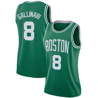 Women's Danilo Gallinari Boston Celtics Green Swingman Jersey - Icon Edition