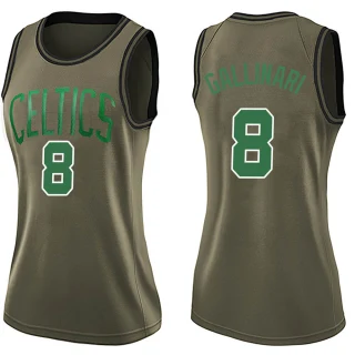 Women's Danilo Gallinari Boston Celtics Green Swingman Salute to Service Jersey