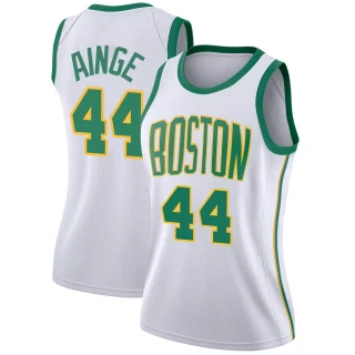 Women's Danny Ainge Boston Celtics White Swingman 2018/19 Jersey - City Edition