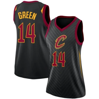 Women's Danny Green Cleveland Cavaliers Green Swingman Black Jersey - Statement Edition