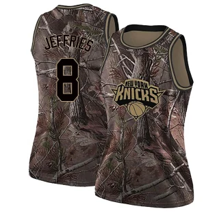 Women's DaQuan Jeffries New York Knicks Camo Swingman Realtree Collection Jersey