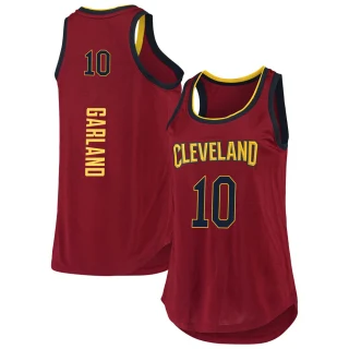 Women's Darius Garland Cleveland Cavaliers Fast Break Wine 2019/20 Tank Jersey - Icon Edition
