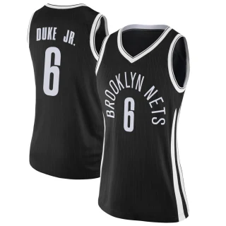 Women's David Duke Jr. Brooklyn Nets Black Swingman Jersey - City Edition
