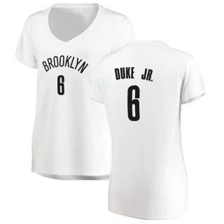 Women's David Duke Jr. Brooklyn Nets White Fast Break Jersey - Association Edition
