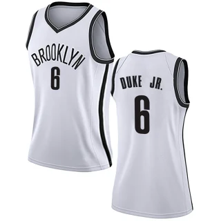 Women's David Duke Jr. Brooklyn Nets White Swingman Jersey - Association Edition