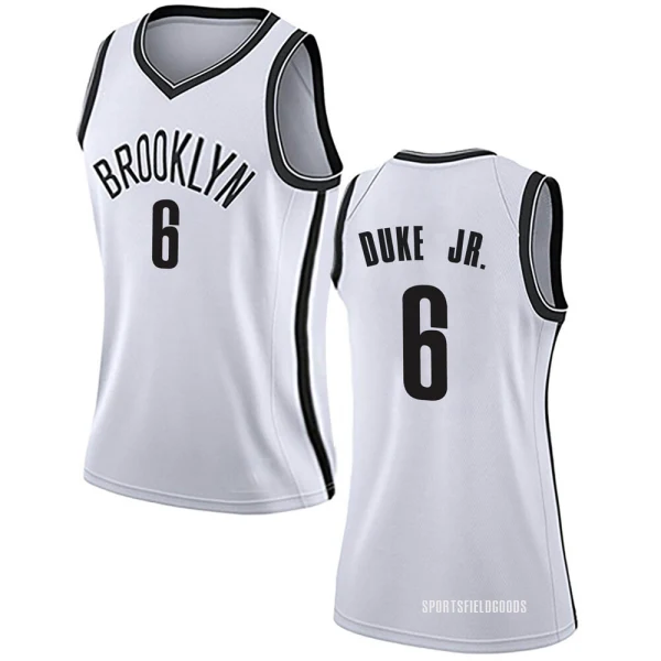 Women's David Duke Jr. Brooklyn Nets White Swingman Jersey - Association Edition