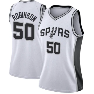 Women's David Robinson San Antonio Spurs White Swingman Jersey - Association Edition