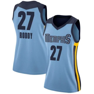 Women's David Roddy Memphis Grizzlies Light Blue Swingman Jersey - Statement Edition