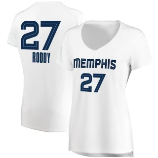 Women's David Roddy Memphis Grizzlies White Fast Break Jersey - Association Edition