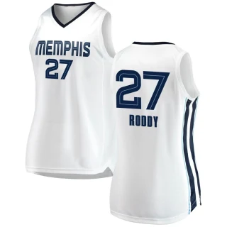 Women's David Roddy Memphis Grizzlies White Swingman 2018/19 Jersey - Association Edition