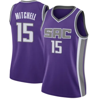 Women's Davion Mitchell Sacramento Kings Purple Swingman Jersey - Icon Edition