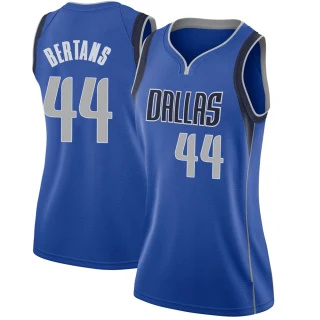 Women's Davis Bertans Dallas Mavericks Royal Swingman Jersey - Icon Edition