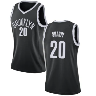 Women's Day'Ron Sharpe Brooklyn Nets Black Swingman Jersey - Icon Edition